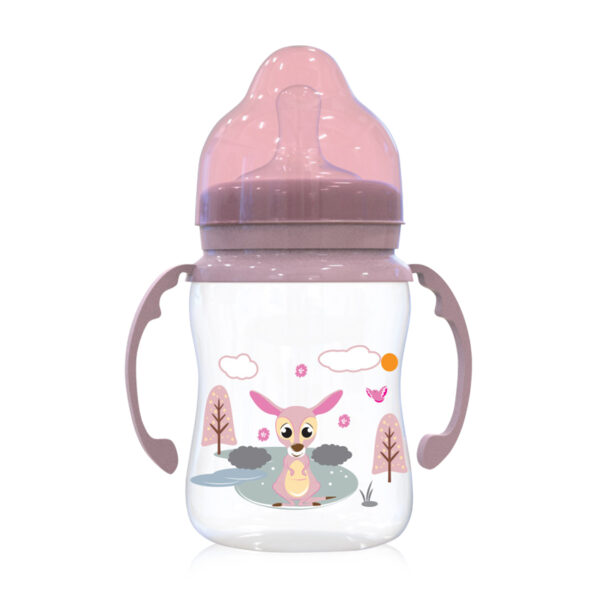 Бутылочка для кормления с ручками 250 ml, Lorelli Blush Pink — изображение 2