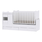 Кроватка детская Lorelli MINI MAX NEW 190*72 cm, White
