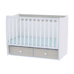 Patuc pentru copii Lorelli MATRIX White/Blue Elm