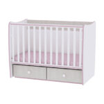 Patuc pentru copii Lorelli MATRIX White/Pink Crossline