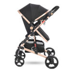 Carucior-transformer ALBA CLASSIC Black - imagine 4