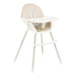 Стульчик для кормления 2-в-1 NUTRI STEEL Beige