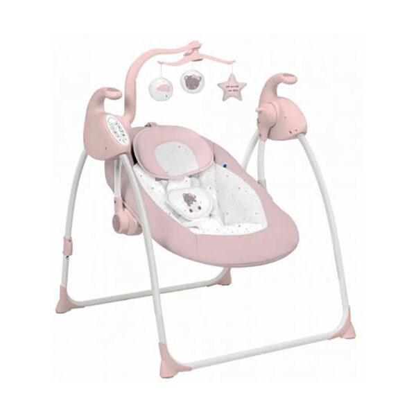 Șezlong-balansoar electronic ALANNI DREAM BIG Pink - imagine 2