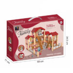Casă cu două etaje pentru păpuși SWEET FAMILY - imagine 3