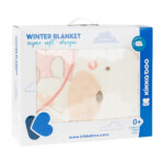 Paturica moale 80*110 cm, Polar Sherpa Fisher Pink - imagine 2