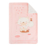 Paturica moale 80*110 cm, Polar Sherpa Fisher Pink - imagine 3