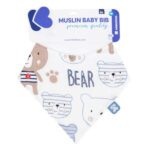 Муслиновый нагрудник Bear Beige /040309/ — изображение 3