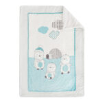Мягкий зимний плед 110*140 cm, Polar Sherpa Pingui Family Blue