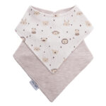 Нагрудники BANDANA Monkey Beige, набор 2 шт. — изображение 2