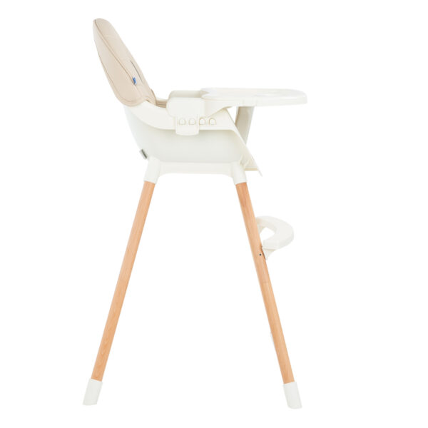 Стульчик для кормления 2-в-1 NUTRI WOOD Beige — изображение 2