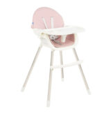 Стульчик для кормления 2-в-1 NUTRI STEEL Pink