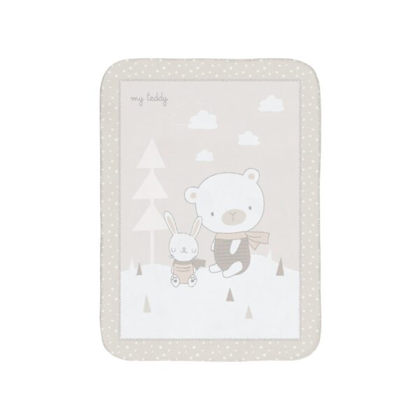 Paturica moale Super Soft 110*140 сm. My Teddy - imagine 2