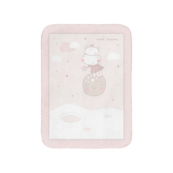 Paturica moale Super Soft 110*140 сm. Hippo Dreams - imagine 2
