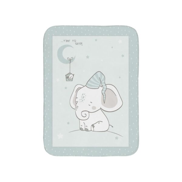 Paturica moale Super Soft 80*110 сm. Elephant Time - imagine 2
