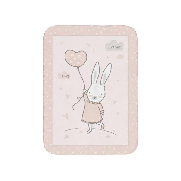 Paturica moale Super Soft 80*110 сm. Rabbits in Love - imagine 2