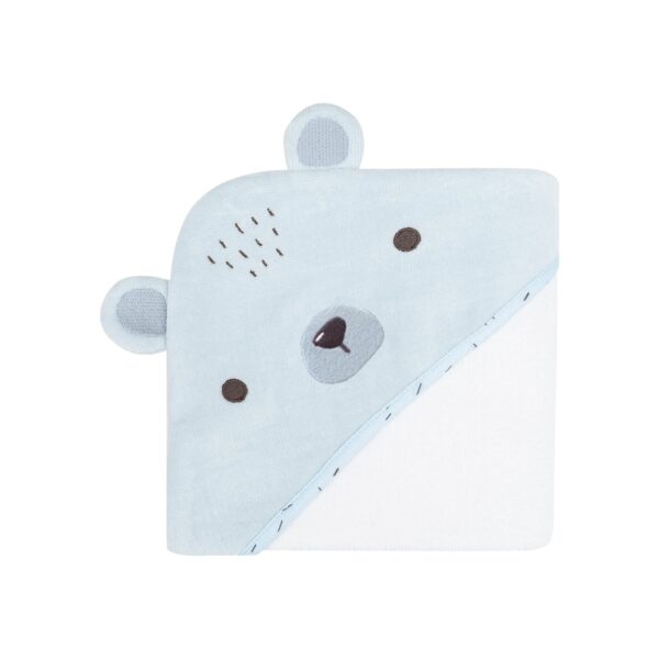 Полотенце с капюшоном 90х90 сm Bear with me Blue — изображение 2