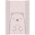 Пеленальная доска на мягкой основе 50*70 см, Bear with me Pink