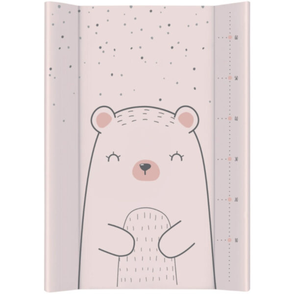 Пеленальная доска на мягкой основе 50*70 см, Bear with me Pink — изображение 2