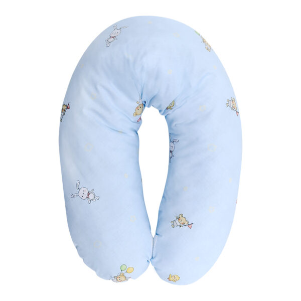 Perna de alaptat 190 cm Lorelli, Bear Party Blue - imagine 2