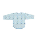 Детский непромокаемый фартук-нагрудник с длинным рукавом Arty Blue Pattern