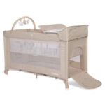Pat pliant Lorelli NOEMI 2 Plus Fog Beige Star - imagine 2