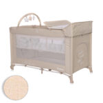 Pat pliant Lorelli NOEMI 2 Plus Fog Beige Star - imagine 3