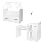 Кроватка детская Lorelli MULTI 190*72 cm, White — изображение 4