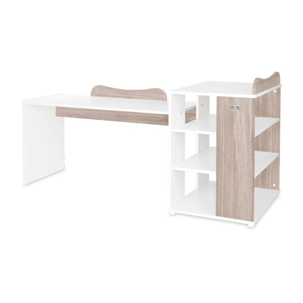 Кроватка детская Lorelli MULTI 190*72 cm, White/Coffe — изображение 3