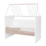 Кроватка детская Lorelli MULTI 190*72 cm, White/Coffe — изображение 5