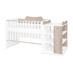 Кроватка детская Lorelli MULTI 190*72 cm, White/Coffe — изображение 8