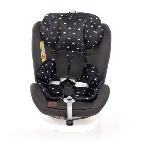 Автокресло 0-36 kg Lorelli LUSSO Isofix Black Crowns — изображение 2