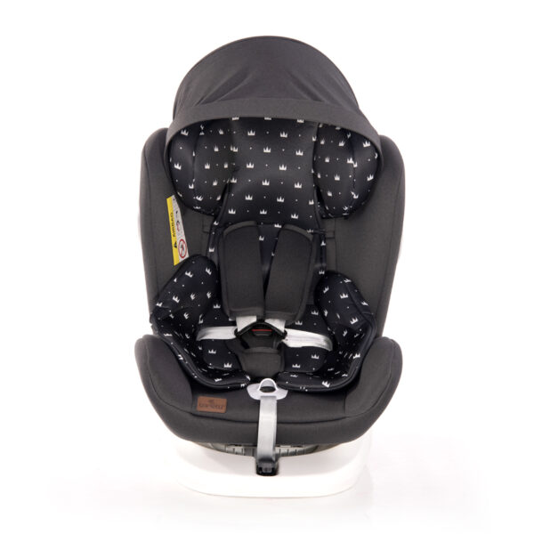 Автокресло 0-36 kg Lorelli LUSSO Isofix Black Crowns — изображение 4
