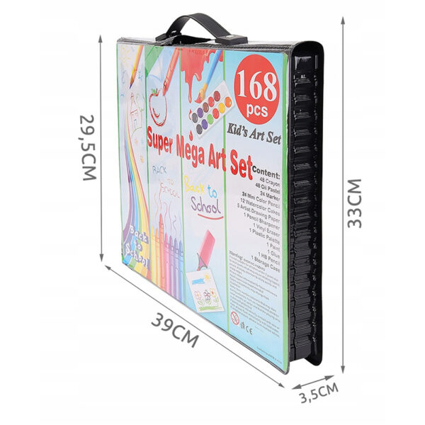 Set de arta Super Mega Art Set 168 piese /153309/ - imagine 2