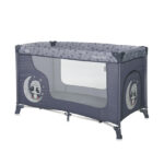Кровать-манеж Lorelli MOONLIGHT 1 Cool Grey PANDAS