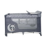 Кровать-манеж Lorelli MOONLIGHT 2 Cool Grey PANDAS — изображение 2
