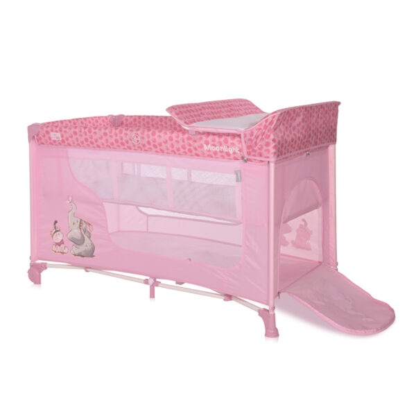 Кровать-манеж Lorelli MOONLIGHT 2 Mellow Rose FELLOWS — изображение 3
