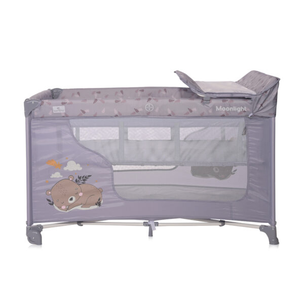 Кровать-манеж Lorelli MOONLIGHT 2 Grey DREAM — изображение 2
