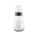 Biberon din sticla 120 ml Lorelli MOONLIGHT Blue