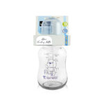 Biberon din sticla 120 ml Lorelli MOONLIGHT Blue - imagine 2
