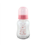 Biberon din sticla 120 ml Lorelli BLUSH Pink