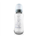 Biberon din sticla 240 ml Lorelli MOONLIGHT Blue