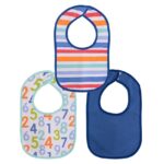 Set bavete cu velcro, 3 buc Lorelli BOY - imagine 2