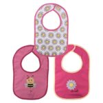 Set bavete cu velcro, 3 buc Lorelli GIRL - imagine 2