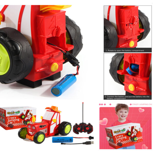 Tractor muzical cu telecomanda - imagine 3