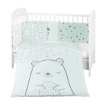 Set lenjerie pat 6 piese, Bear with me Mint
