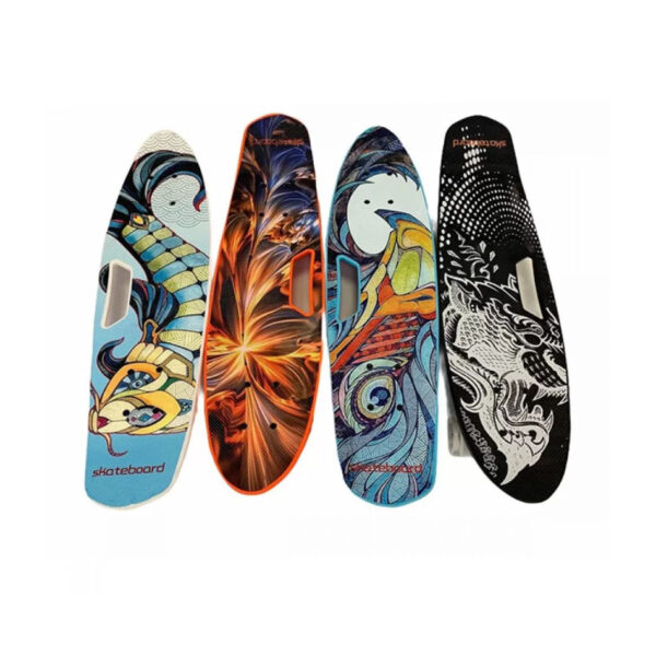 Skateboard pentru copii cu roti LED, in sortim. - imagine 3