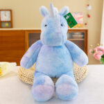 Jucarie plus Hipopotam-Unicorn, 90 cm - imagine 3