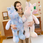 Jucarie plus Hipopotam-Unicorn, 90 cm - imagine 4