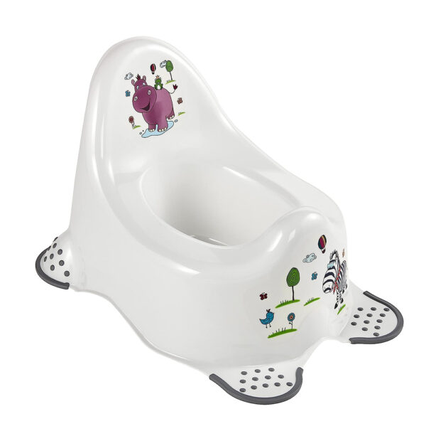 Горшок анатомический Lorelli Hippo White-Grey — изображение 2