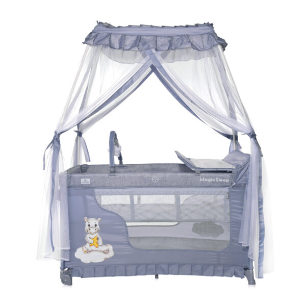 Pat pliant Lorelli MAGIC SLEEP Cool Grey HIPPO - imagine 2